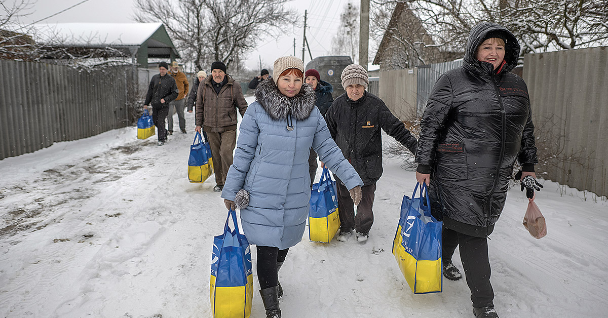 Helping in Ukraine