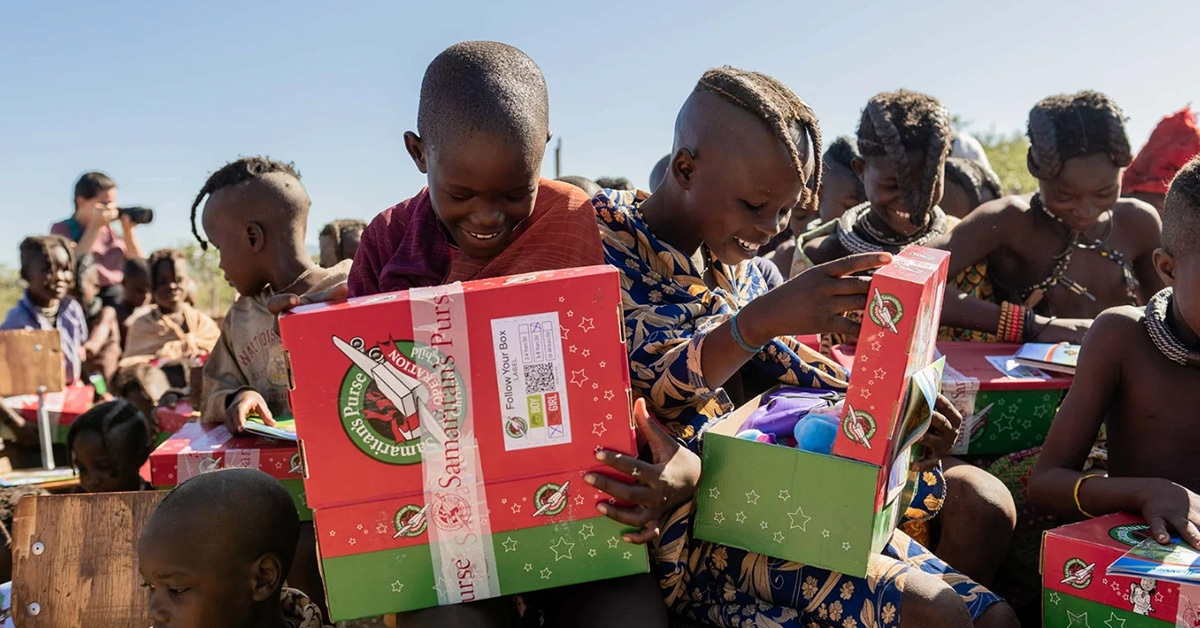 Shoebox Gifts Bring Joy to Namibia Samaritan's Purse