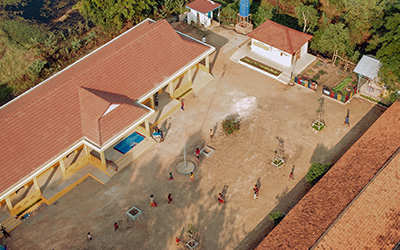 Cambodian school children