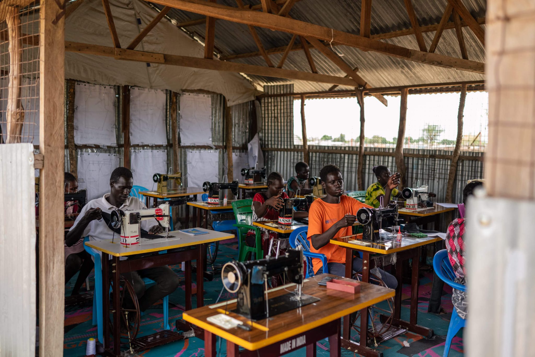 sewing class in south sudan