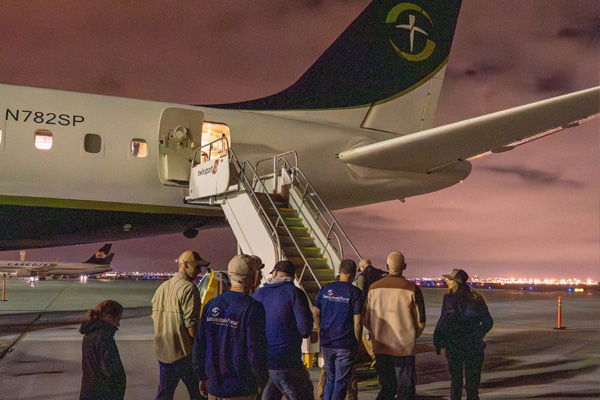 Aircraft and team ready to deploy