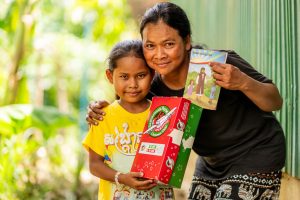 GOD IS USING SAMARITAN’S PURSE AND OUR OPERATION CHRISTMAS CHILD PROJECT TO NOT ONLY BLESS CHILDREN AROUND THE WORLD, BUT ALSO FAMILIES AND COMMUNITIES WITH THE GOSPEL OF JESUS CHRIST.