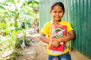 TOLA IS ONE OF OVER 232 MILLION CHILDREN AROUND THE WORLD WHO HAVE RECEIVED A GIFT-FILLED SHOEBOX GIVEN IN JESUS’ NAME.